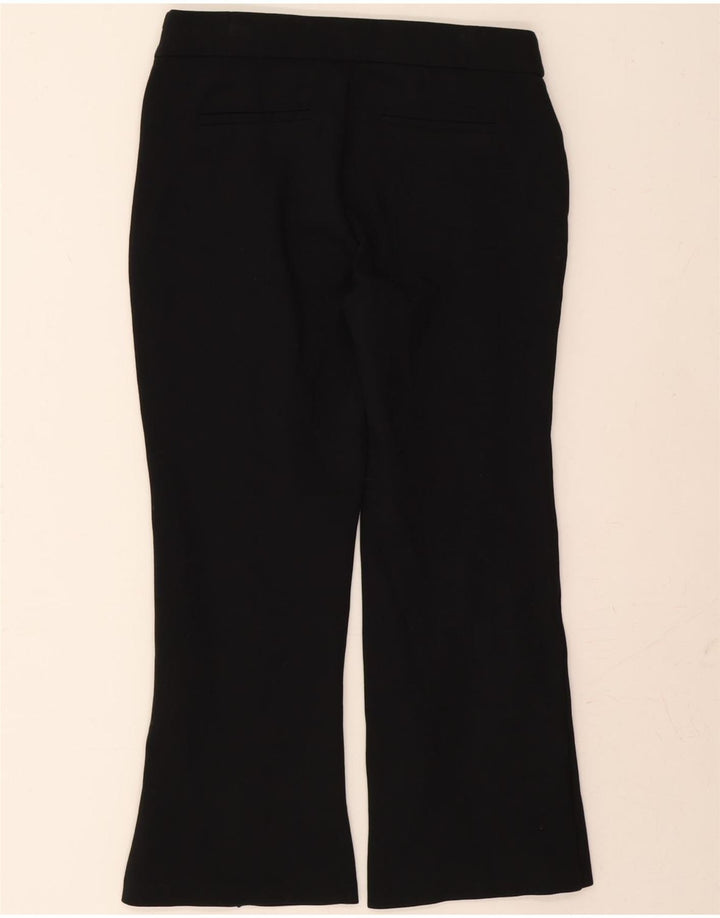 J. CREW Womens Bootcut Casual Trousers US 8 Medium W30 L25 Black Viscose Vintage J. Crew and Second-Hand J. Crew from Messina Hembry 