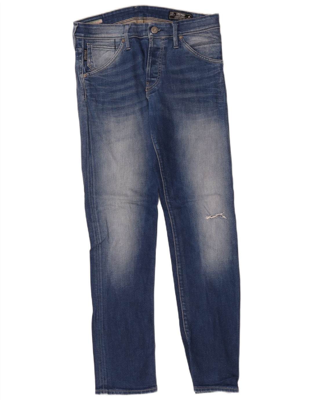 Jack & Jones Mens Slim Jeans W32 L32 Blue Cotton