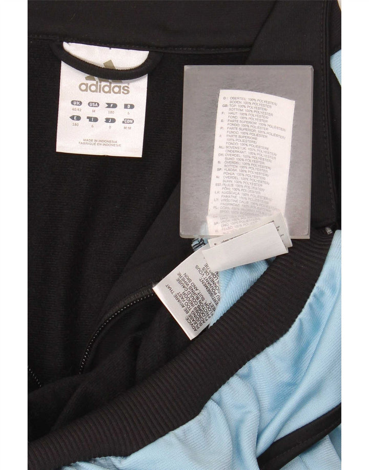 Adidas Træningsdragt til mænd Topjakke UK 40/42 Medium Sort Colourblock