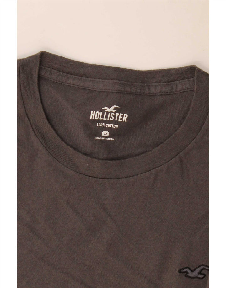 Hollister Mens T-Shirt Top Medium Grey Cotton