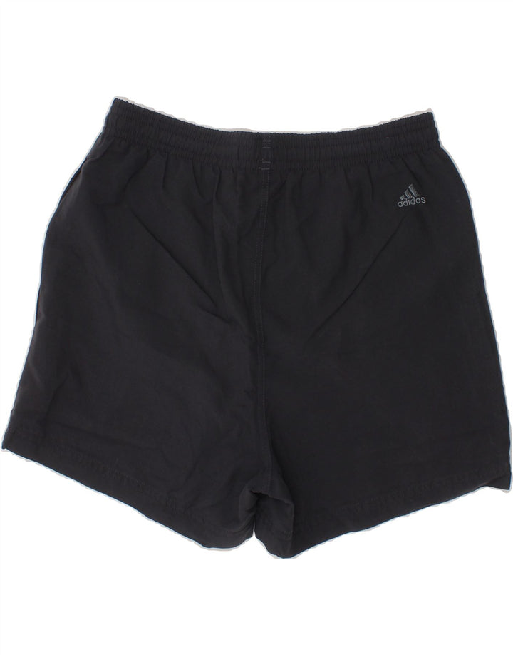 ADIDAS Boys Graphic Sport Shorts 9-10 Years  Navy Blue Polyester Vintage Adidas and Second-Hand Adidas from Messina Hembry 