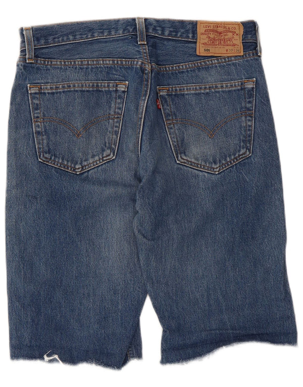 Levi's Herre 501 denimshorts W33 Medium Blue