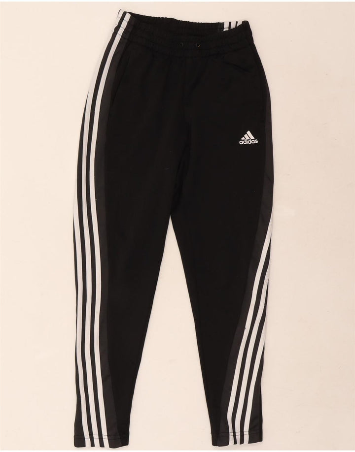 Adidas Trainingshose für Jungen, 11–12 Jahre, schwarzes Polyester