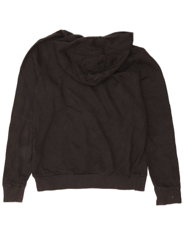 Damski sweter z kapturem Puma z grafiką UK 14, duży, czarny, bawełniany
