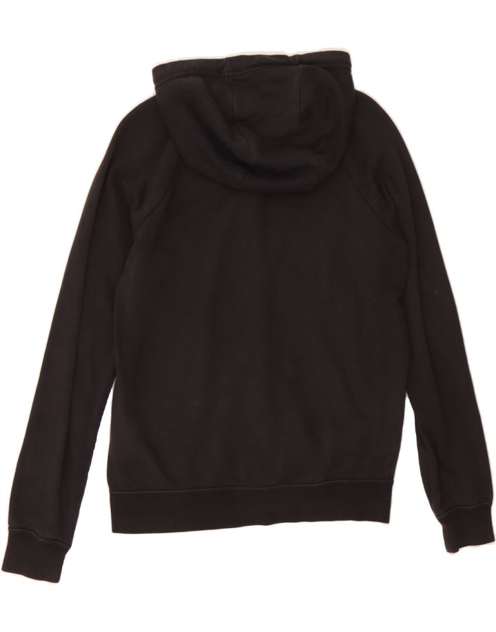 NIKE Mens Zip Hoodie Sweater Small Black Cotton Vintage Nike and Second-Hand Nike from Messina Hembry 