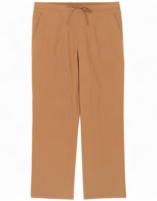 Marks & Spencer Damen gerade Freizeithose UK 20 2XL W38 L30 Braun