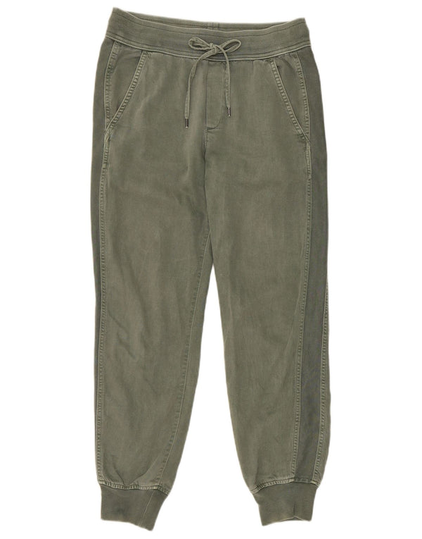 Gap Damen Joggers Freizeithose XS W28 L26 Grüne Baumwolle