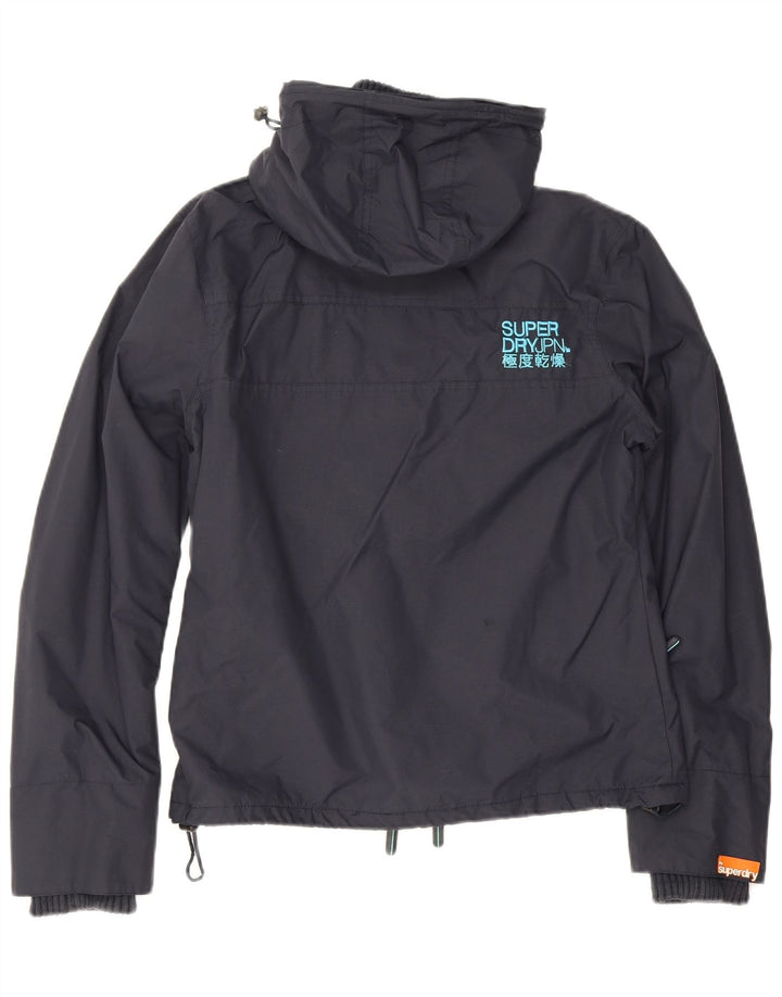 Superdry Veste coupe-vent Windcheater pour femme UK 14 Bleu marine moyen