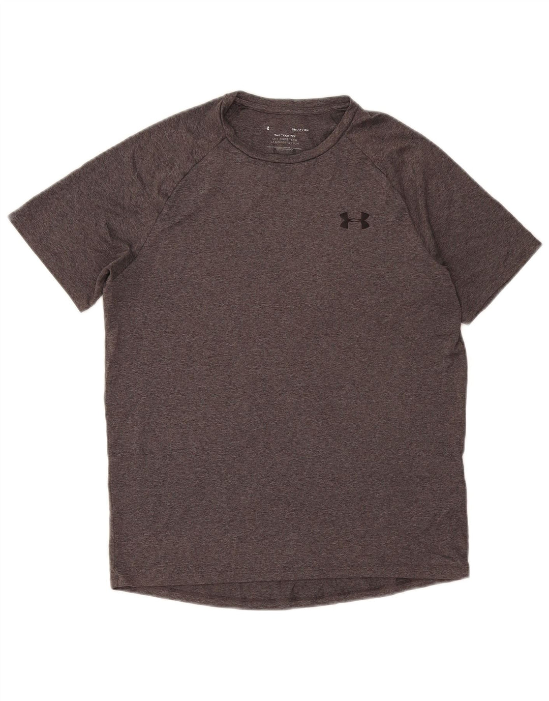 Camiseta Under Armour Hombre Top Small Gris Moteado Poliéster