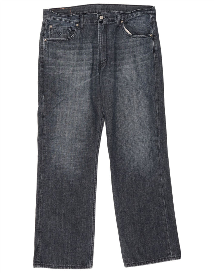 Levi's Mens 506 Straight Jeans W38 L32 Blue Cotton