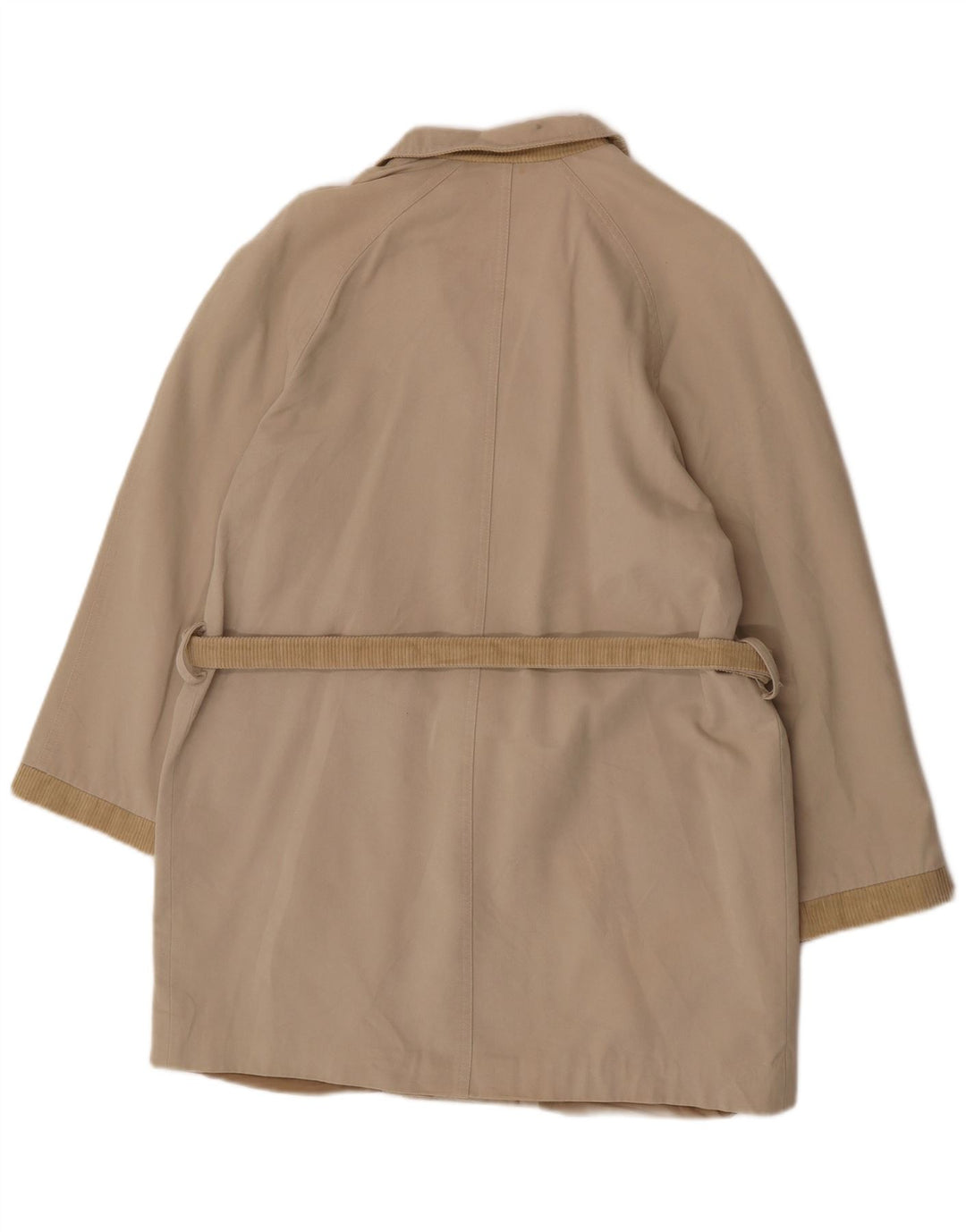 Vintage Dame Dobbeltradet Frakke UK 14 Large Beige