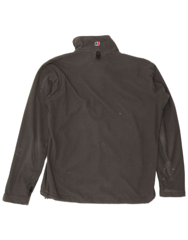 Bergans Mens Fleece Jacket UK 38 Medium Grey