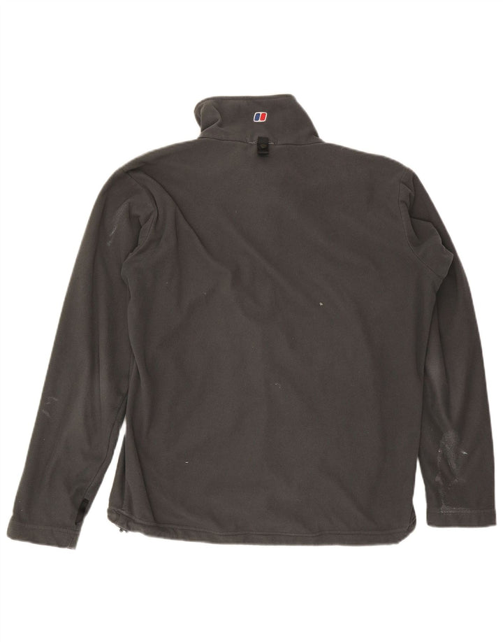 Bergans Mens Fleece Jacket UK 38 Medium Grey