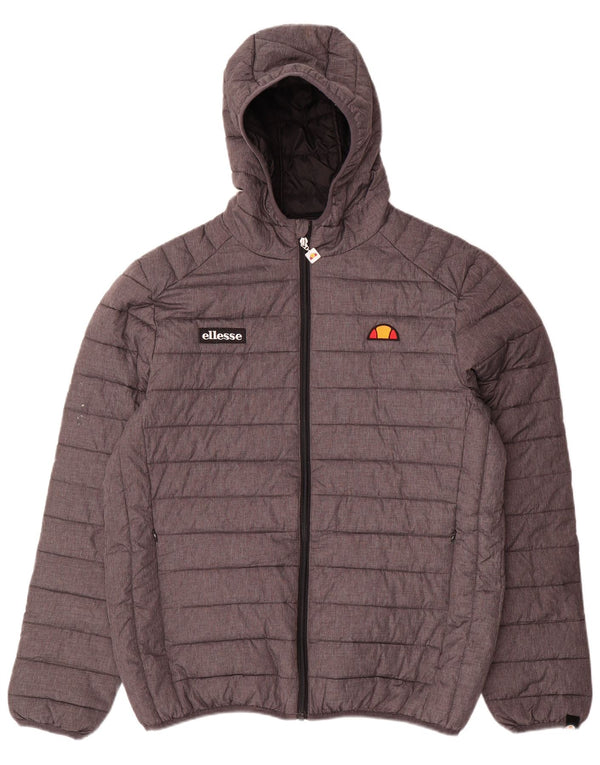 Męska ocieplana kurtka z kapturem Ellesse UK 42 XL Szary poliamid