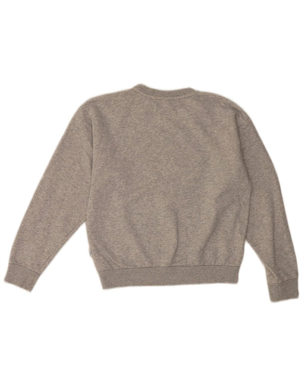 Puma Mens Graphic Sweatshirt Jumper XS Grey Cotton