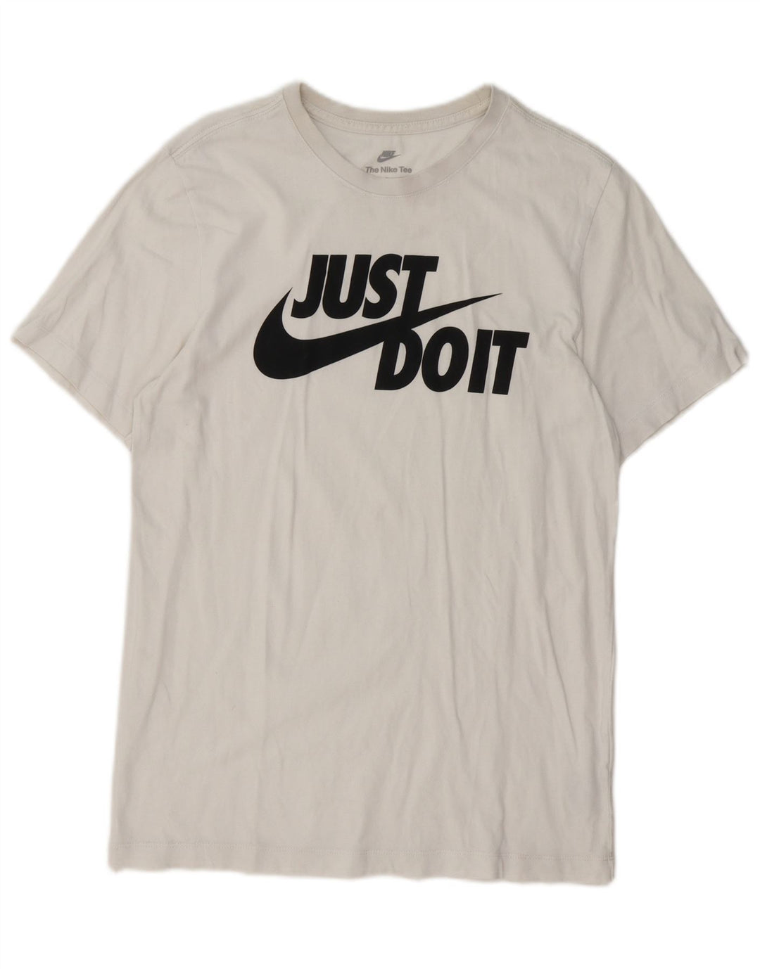 Nike grafisk T-shirt top til mænd, lille hvid bomuld
