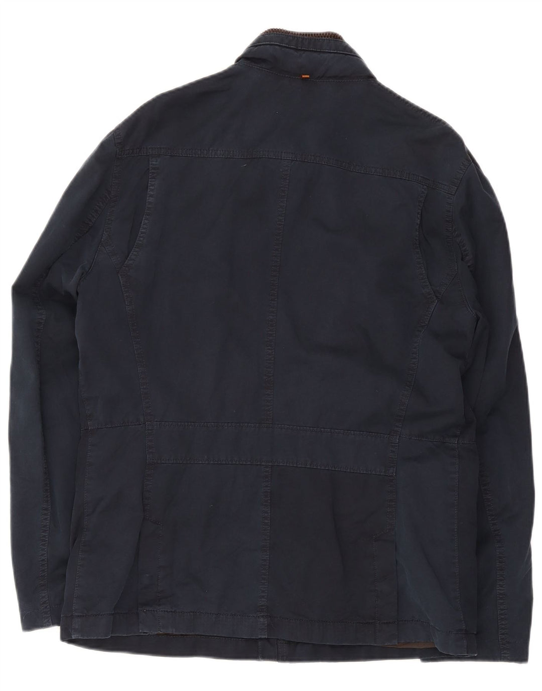 Hugo Boss Mens Hooded Utility Jacket UK 38 Medium Navy Blue