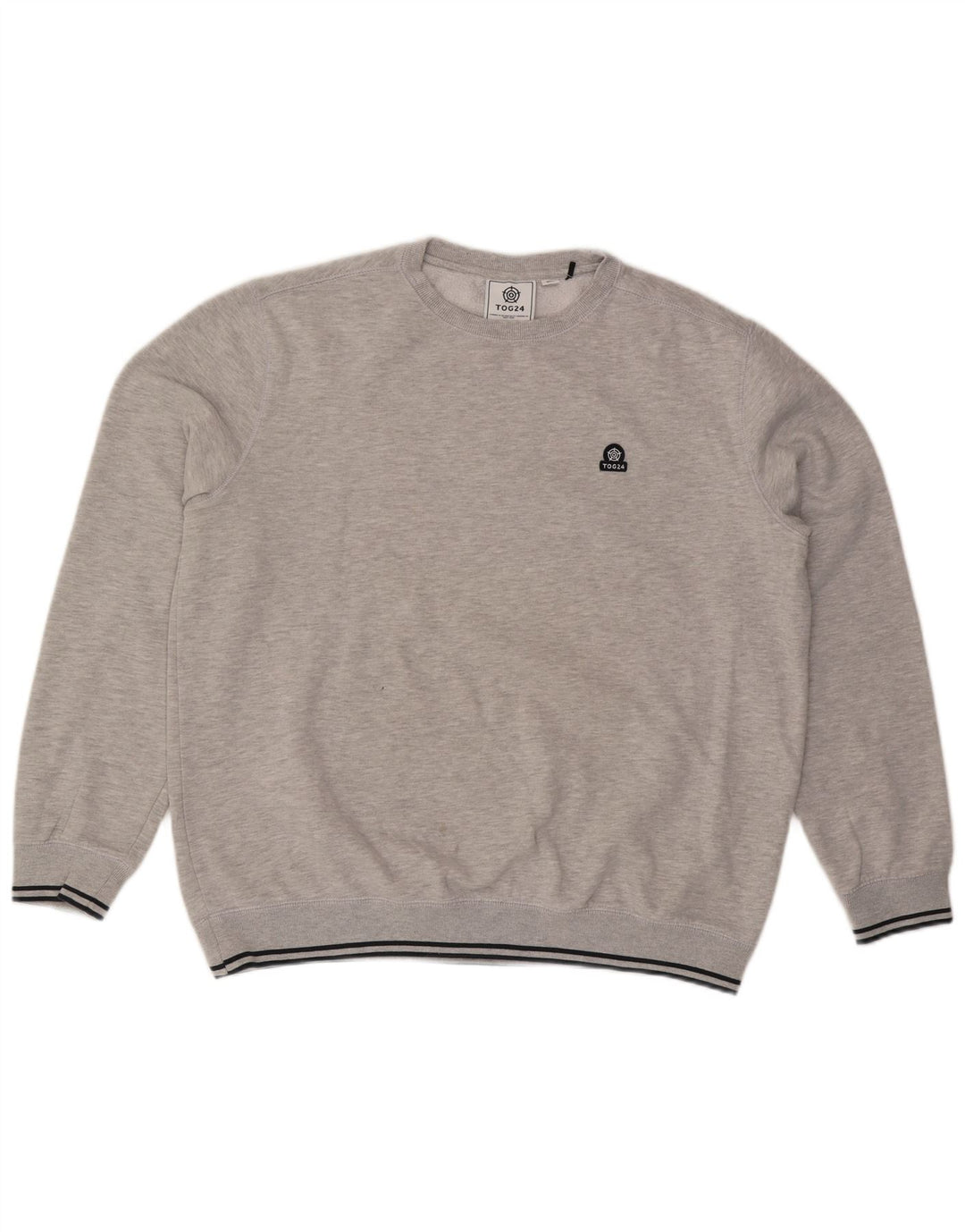 TOG 24 Mens Sweatshirt Jumper XL Grey Cotton