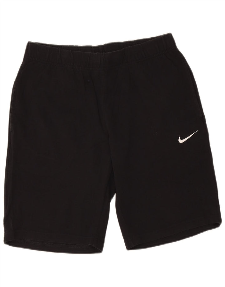 Ανδρικό αθλητικό σορτς Nike, μεσαίο μαύρο βαμβακερό