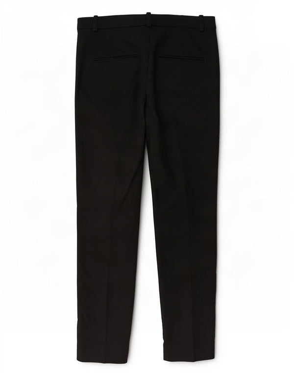 Zara Γυναικείο κωνικό παντελόνι Chino EU 38 Small W28 L26 μαύρο βαμβακερό