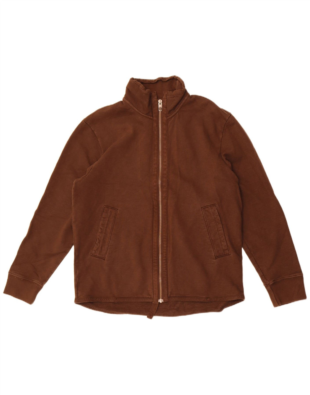 Gap Mens Tracksuit Top Jacket Large Brown Cotton