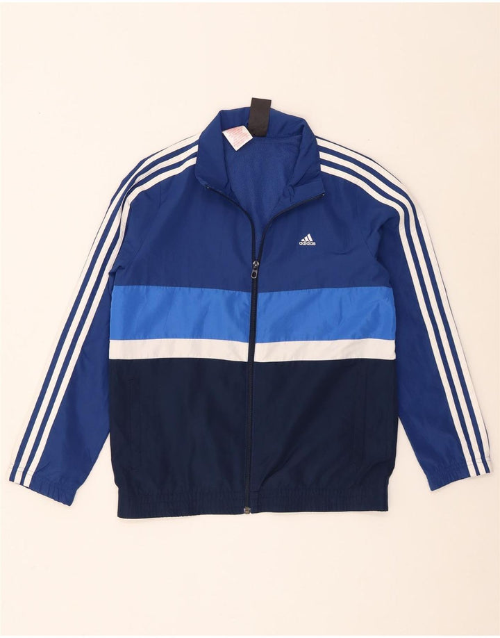 Adidas Træningsdragt Topjakke til drenge 11-12 år Blå Colourblock Polyester