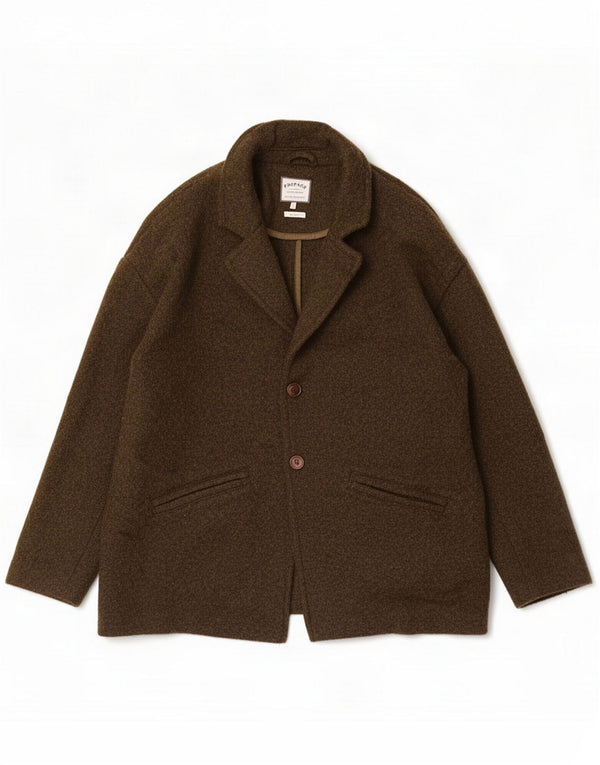 Fat Face Manteau surdimensionné pour femme UK 18 XL Laine kaki