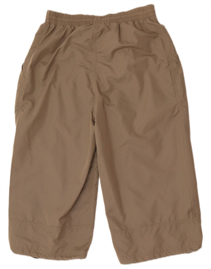 Reebok Mens Capri Tracksuit Trousers Small  Khaki Nylon
