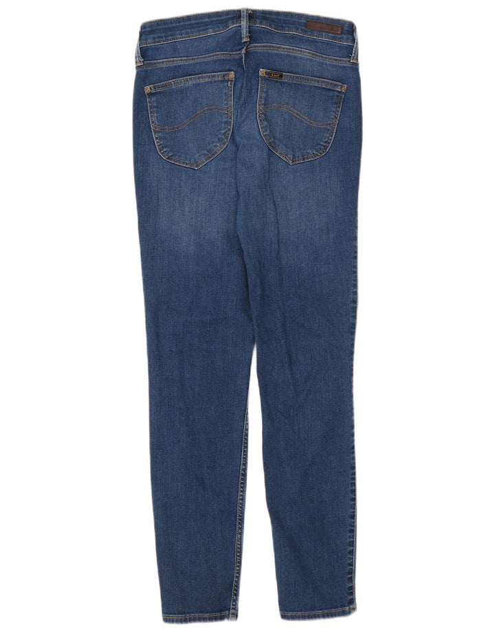 Lee Womens Skinny Jeans W28 L28 Blue Cotton