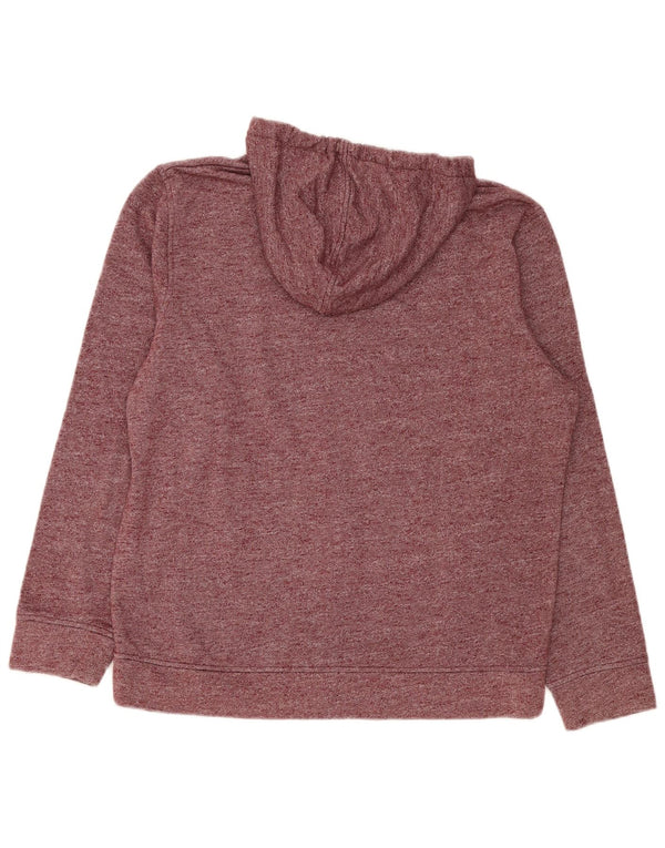 Jack & Jones Felpa con cappuccio grafica da uomo XL Poliestere screziato bordeaux
