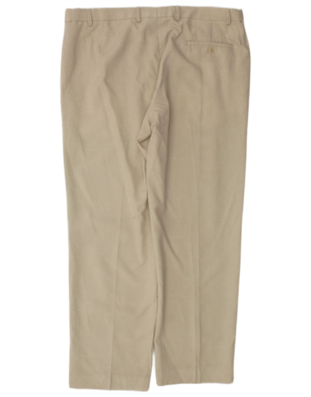 Marks & Spencer Herre Straight Regular Fit Suit Bukser W38 L31 Beige ternet