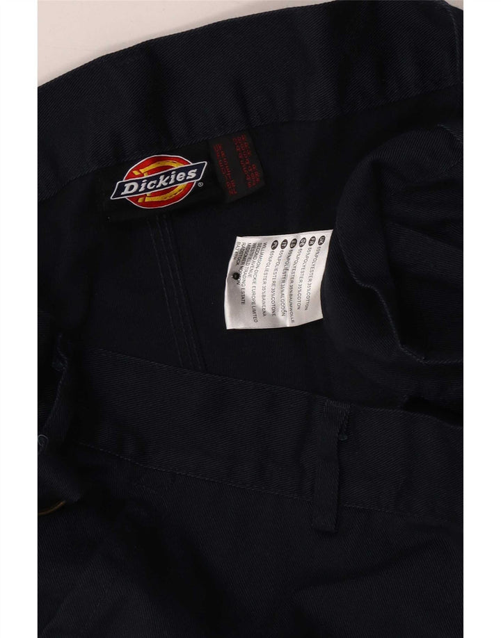 Мужские прямые брюки-карго Dickies W38 L30 темно-синие из полиэстера