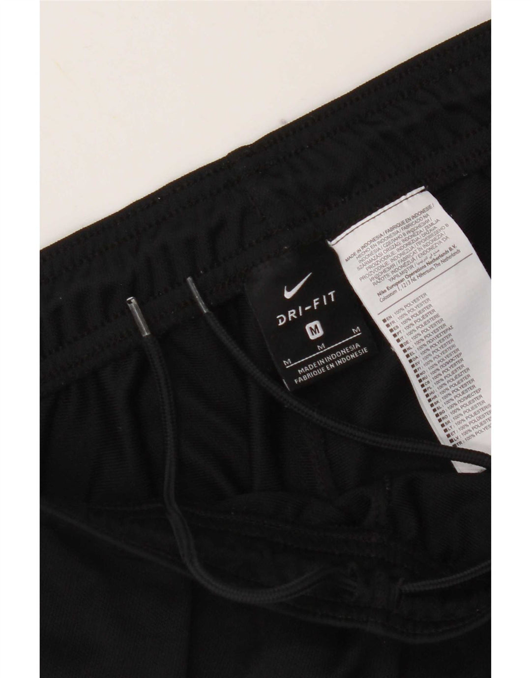 Pantaloni da tuta Nike Dri Fit da uomo, poliestere nero medio