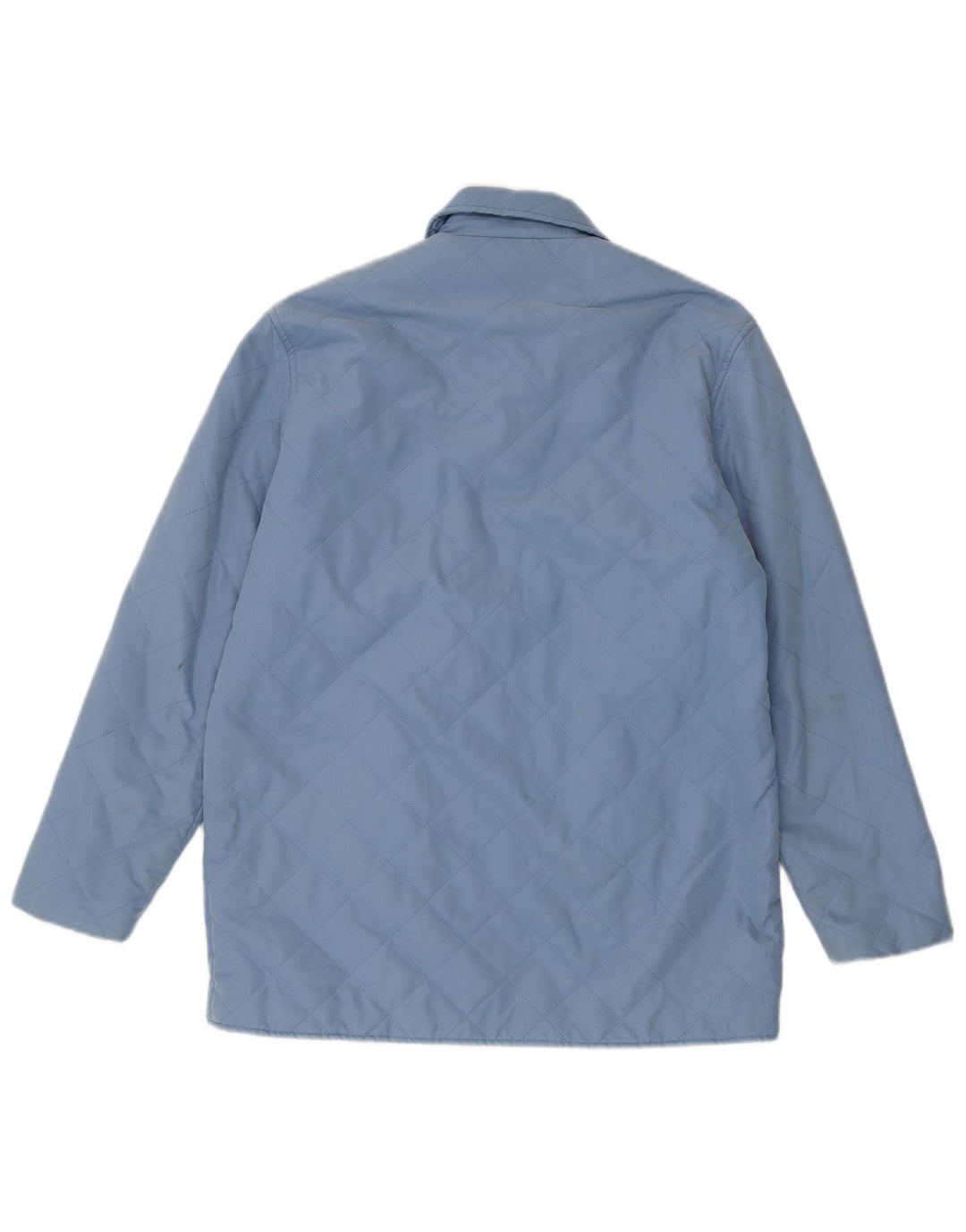 Orvis Womens Quilted Jacket UK 14 Medium Blue Polyester