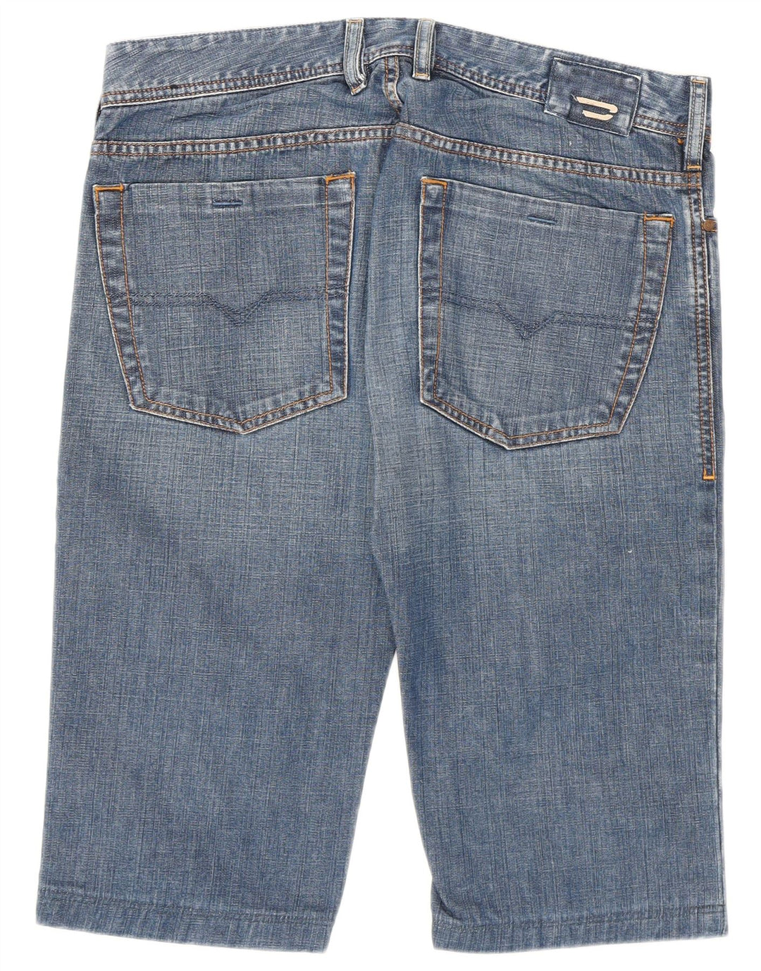 Pantaloncini di jeans da uomo Diesel W31 cotone blu medio