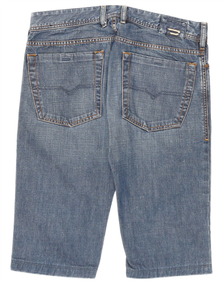 Pantaloncini di jeans da uomo Diesel W31 cotone blu medio