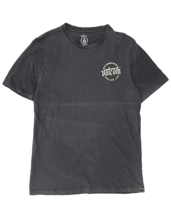 Volcom Herren-T-Shirt mit moderner Passform, Grafik, Größe S, Marineblau, Baumwolle