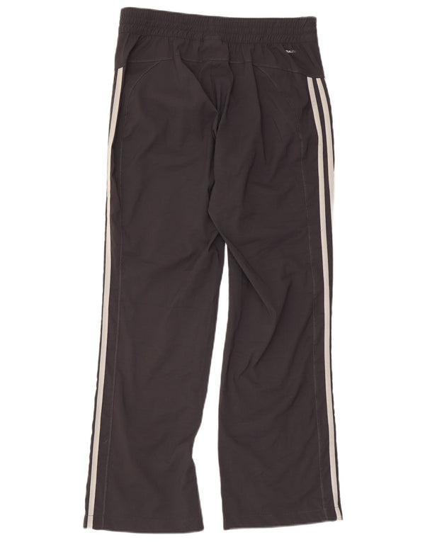 Adidas Womens Climalite Straight Casual Trousers UK 12 Medium W30 L29 Black