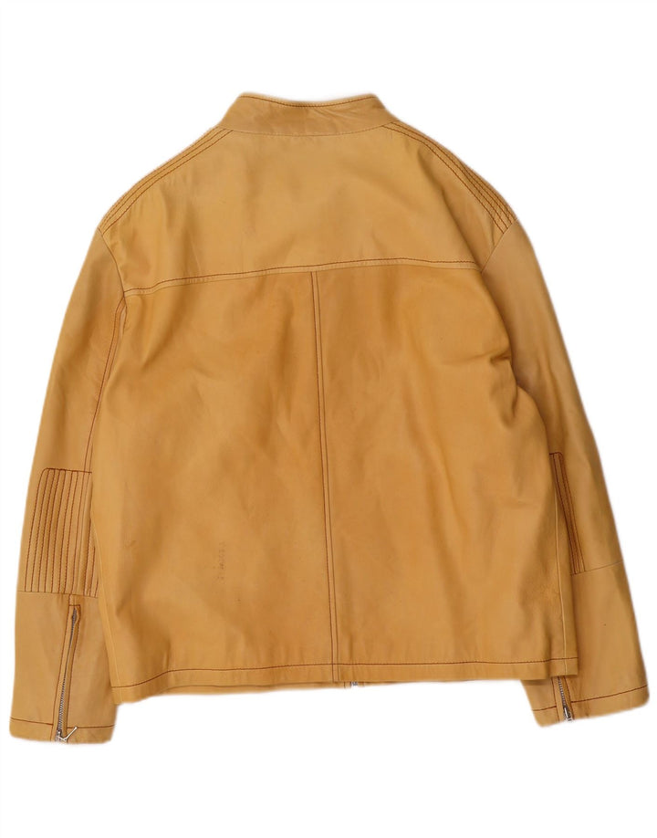 Conbipel Damen Lederjacke IT 54 3XL Gelb