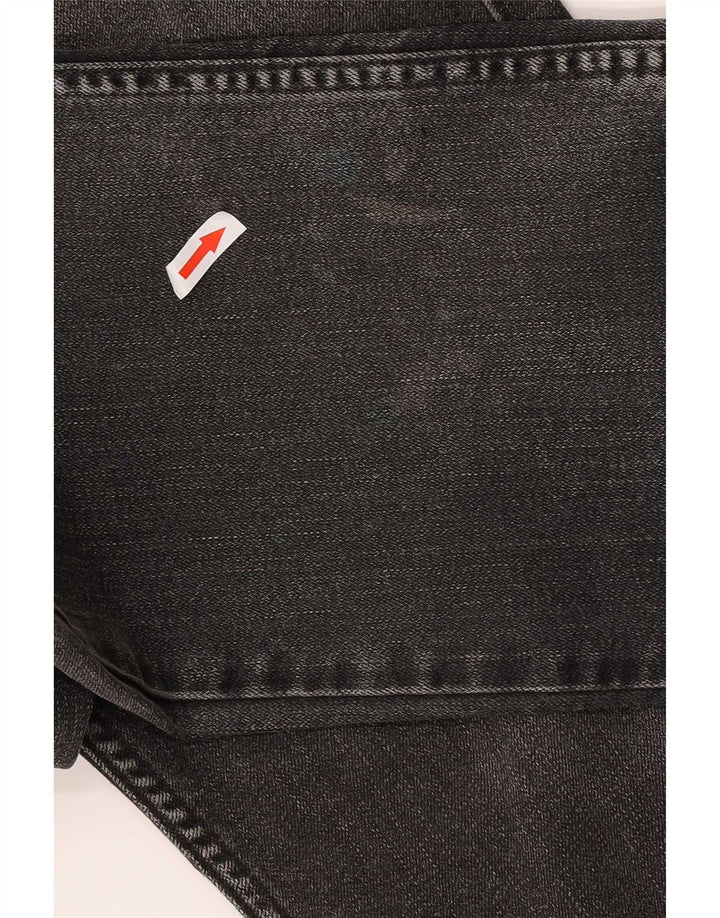Marks & Spencer Mens Regular Fit Straight Jeans W34 L29 Grey Cotton