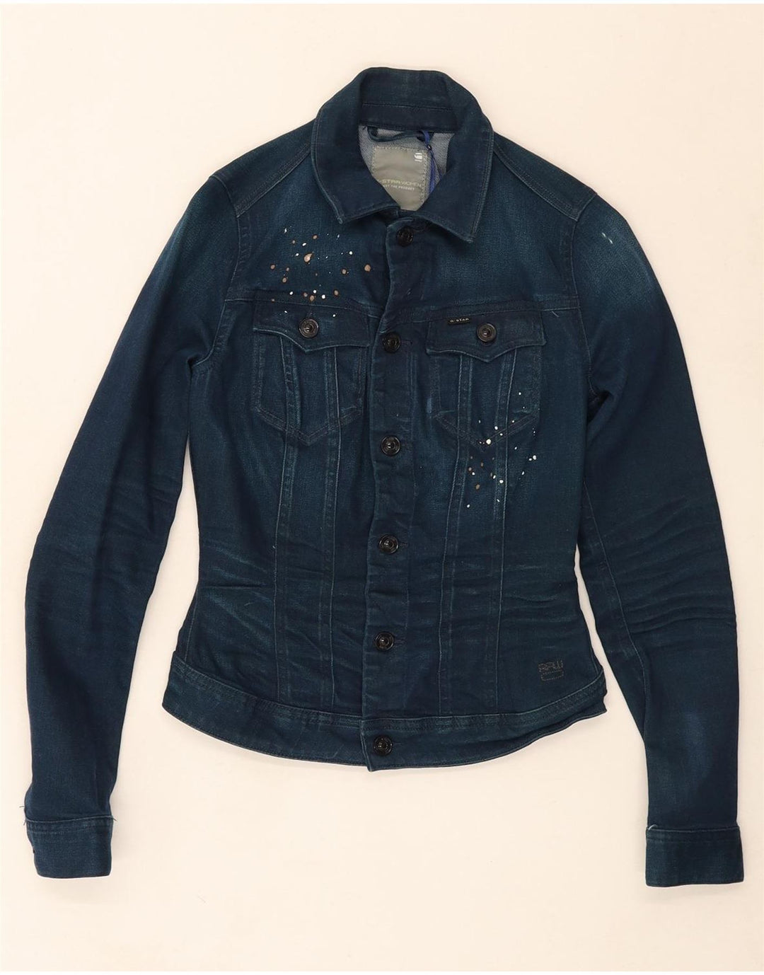 G-STAR Womens Denim Jacket UK 6 XS Blue Polyester Vintage G-Star and Second-Hand G-Star from Messina Hembry 