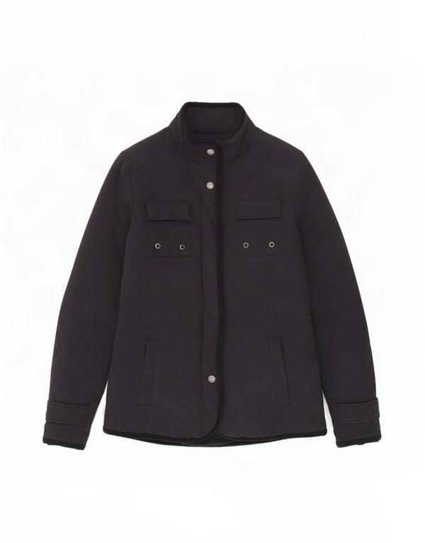Crew Clothing Chaqueta acolchada para mujer UK 8 Small Azul marino Algodón
