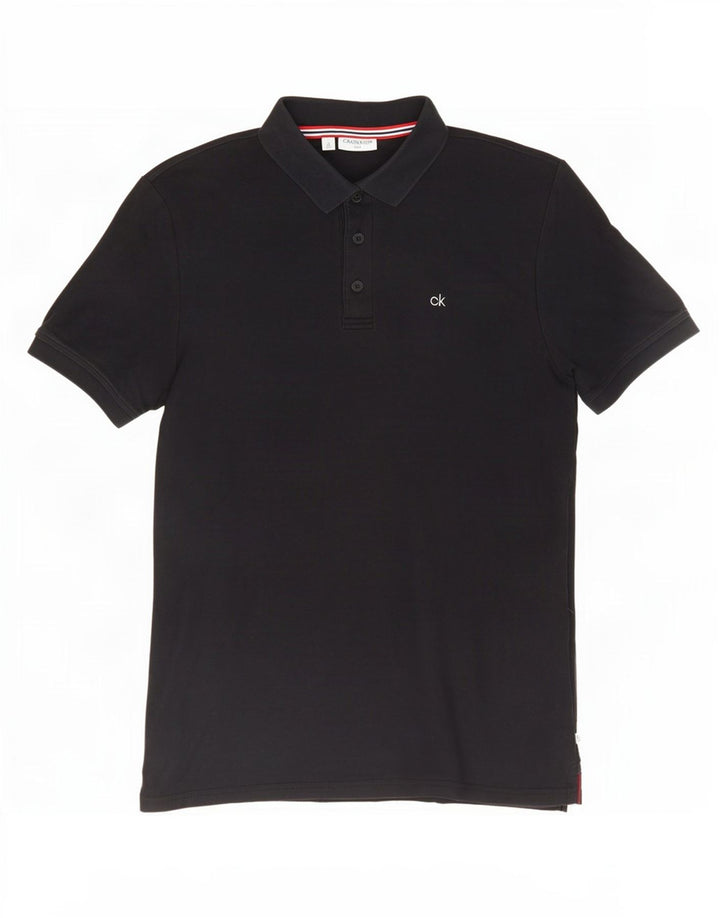 Calvin Klein Polo Homme Bleu Marine Moyen Coton