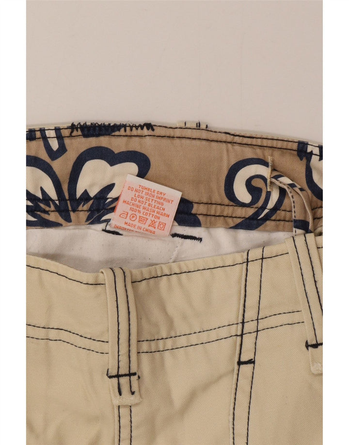 Sundek Mens Cargo Shorts W31 Medium Beige Cotton