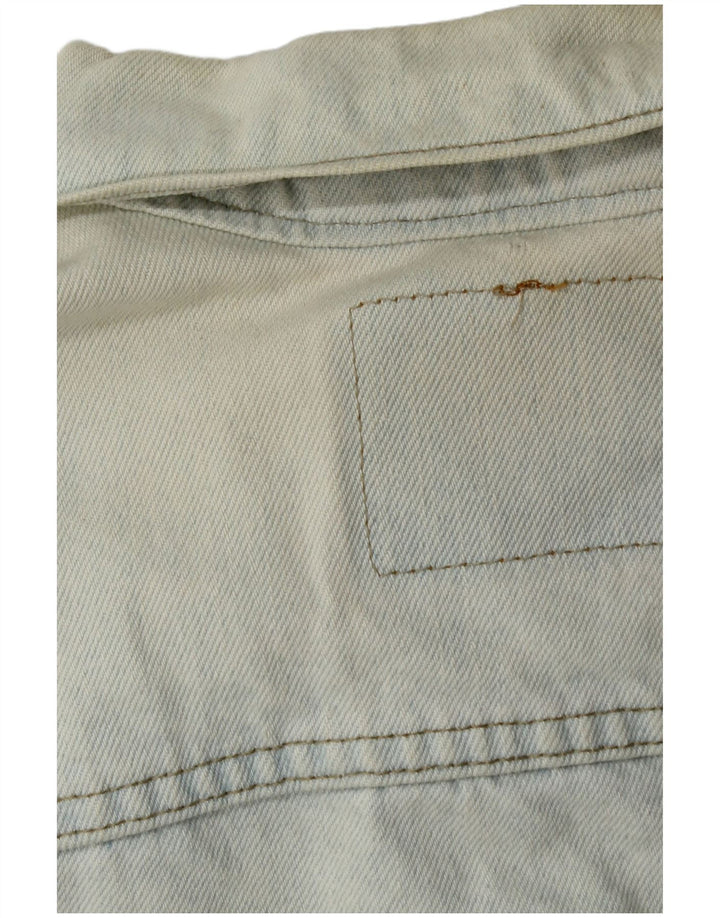 Мужская джинсовая куртка Levi's UK 38, средний синий хлопок, хлопок
