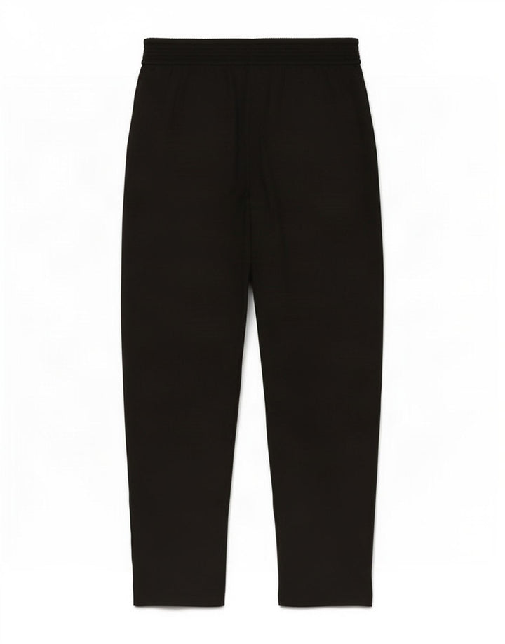 Zara Pantalon De Survêtement Femme UK 10 Small Noir Viscose