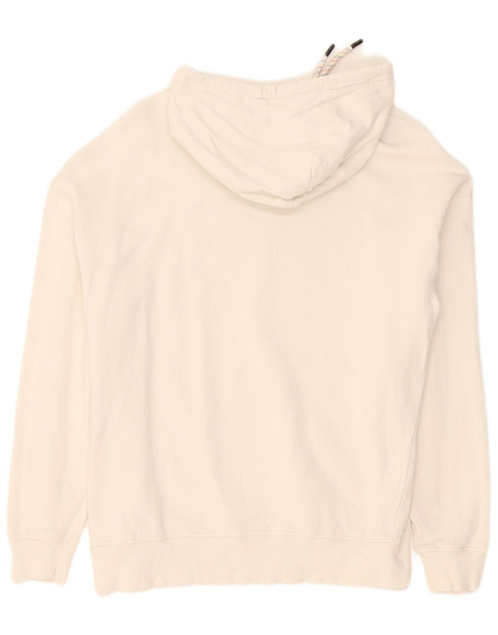 Maglione con cappuccio grafico da uomo Lee piccolo bianco