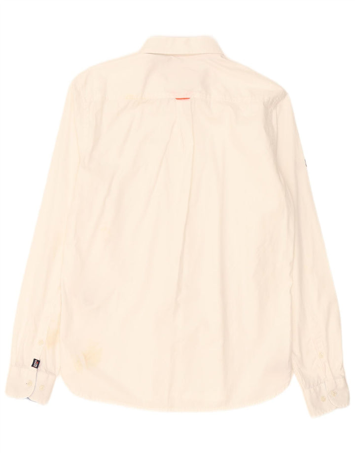 Superdry Mens Shirt Small White Cotton