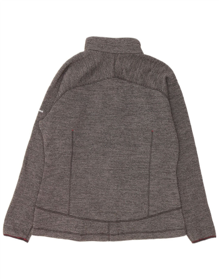 Berghaus Womens Tracksuit Top Jacket UK 20 2XL Grey Pinstripe Polyester