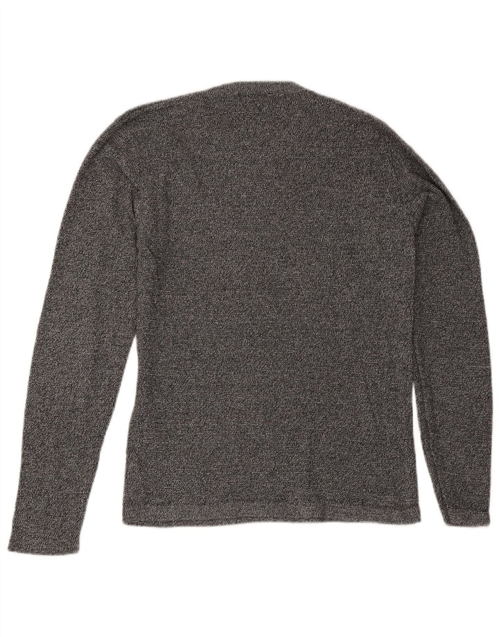 Jack & Jones Herre trøjetrøje med rund hals mellemgrå Flecked Bomuld